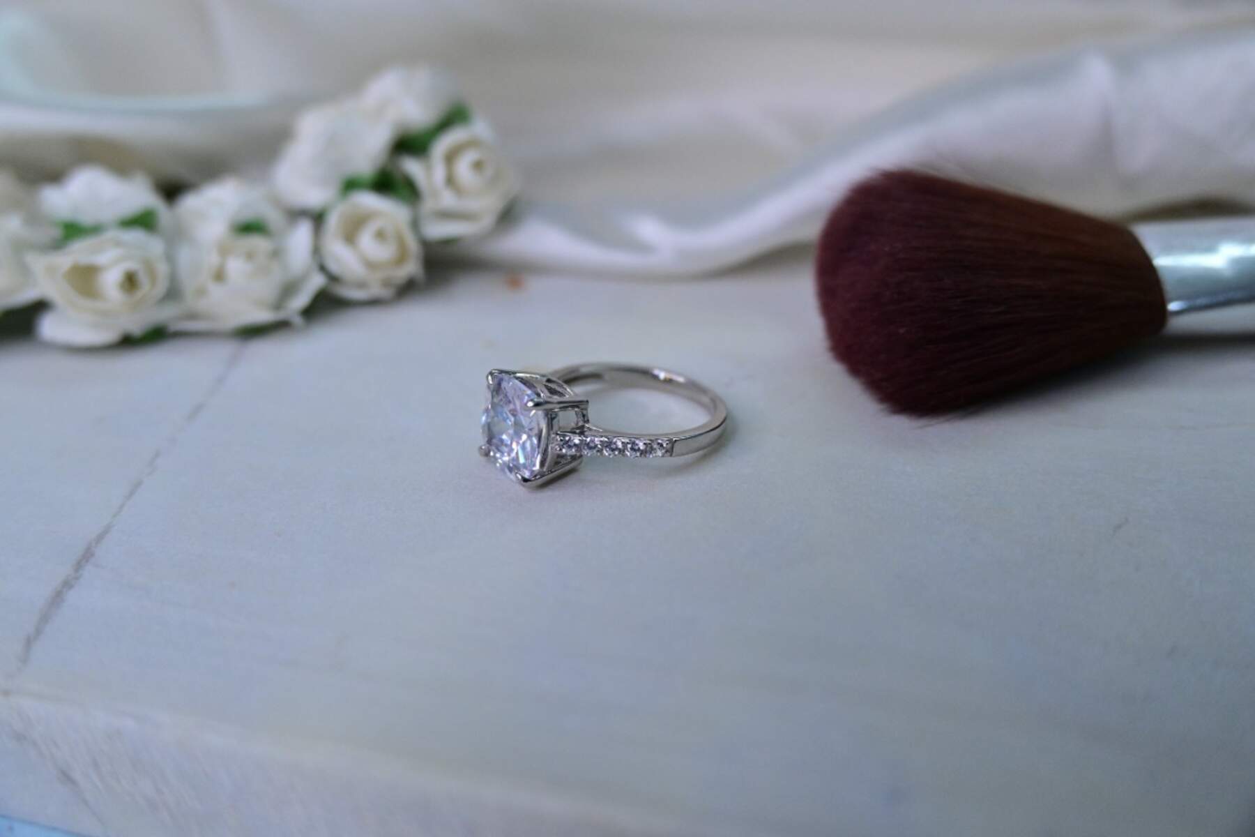 Cushion Shaped Solitaire Ring