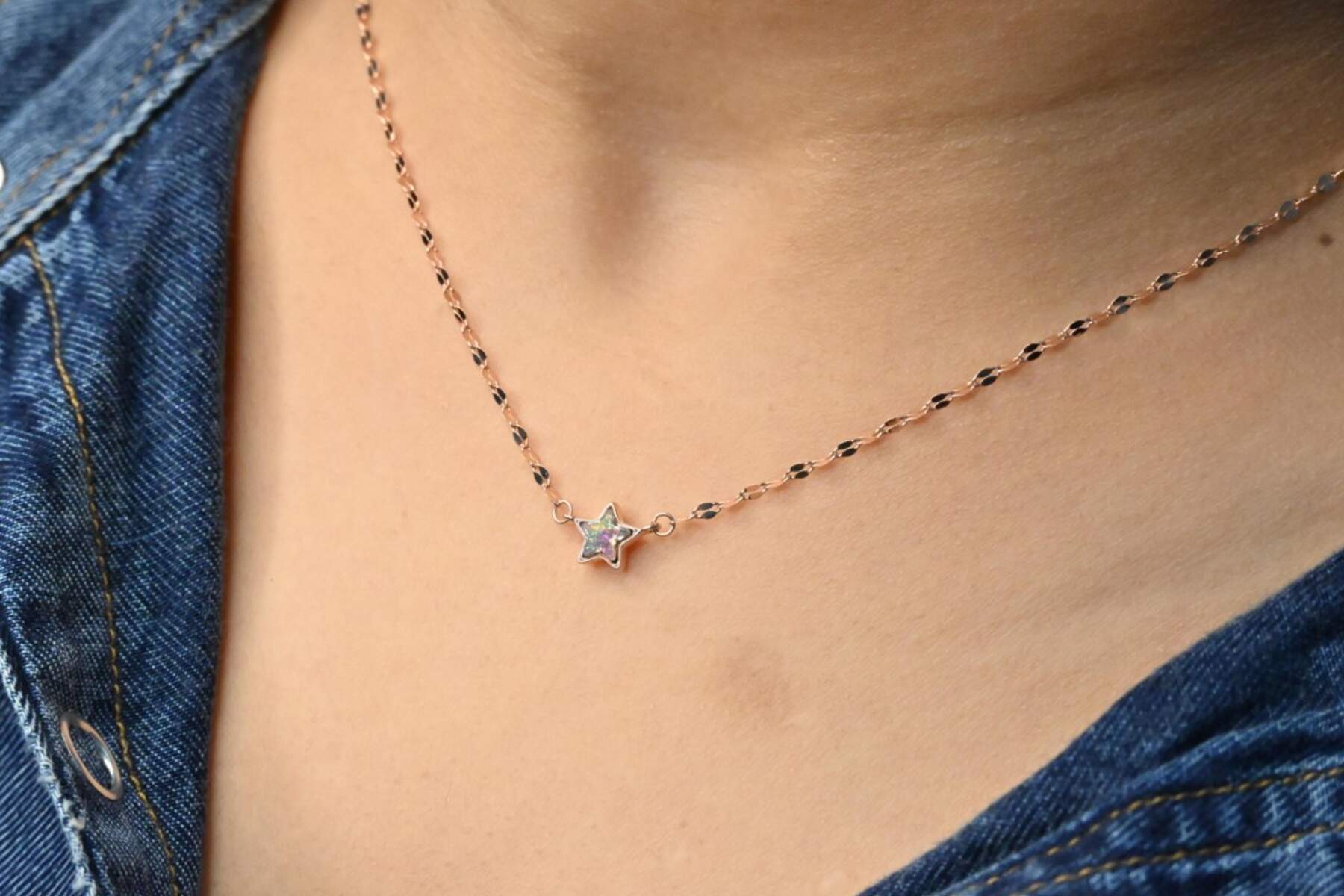 Rose Gold Star Chains