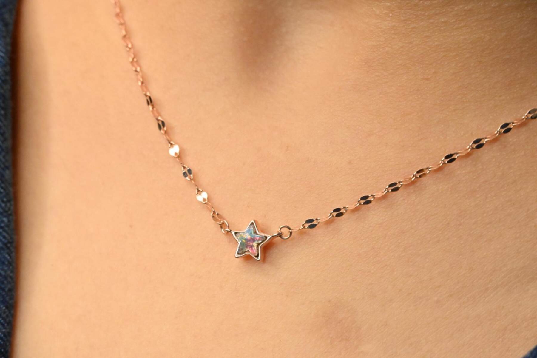 Rose Gold Star Chains