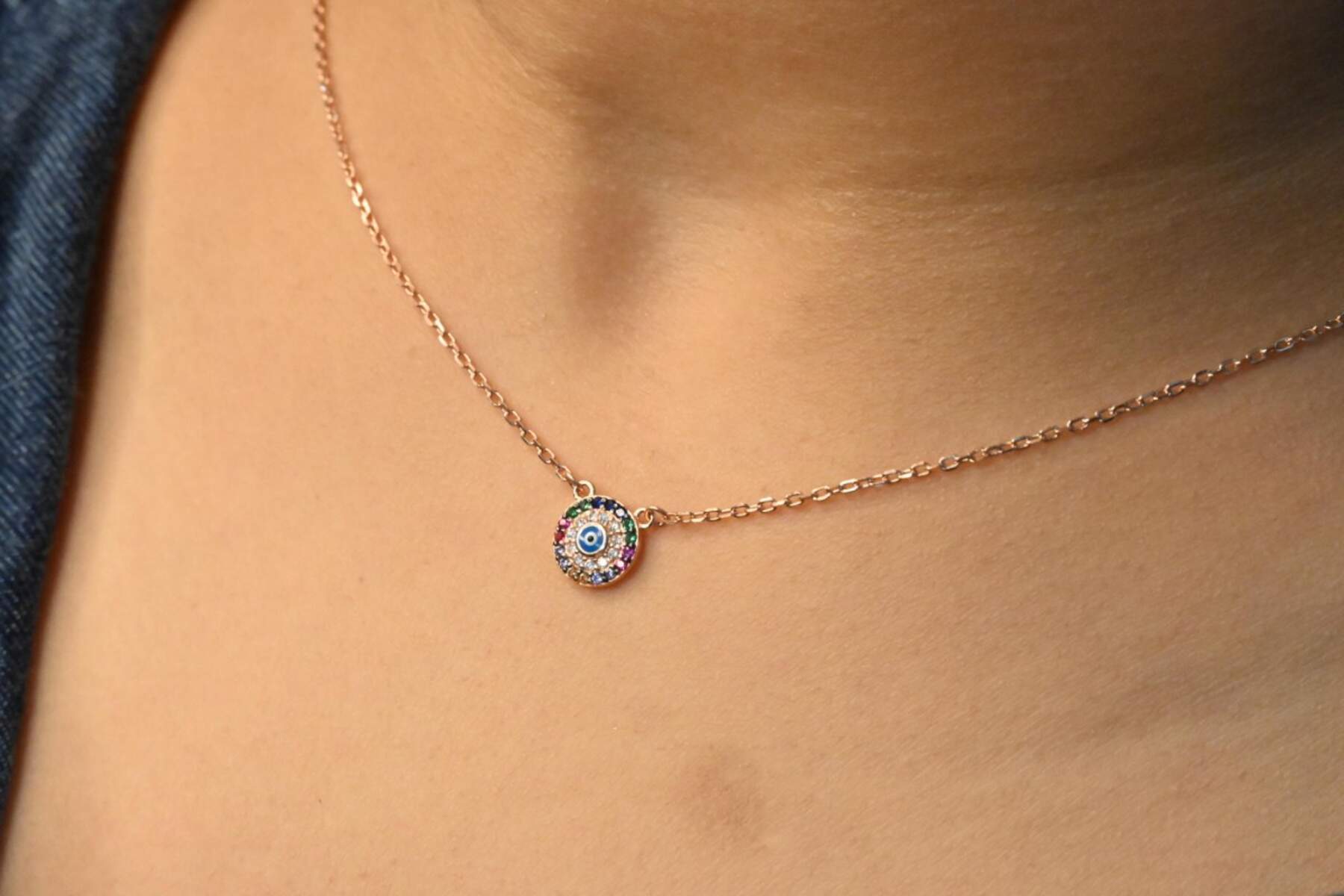 Cute Evil Eye Chain