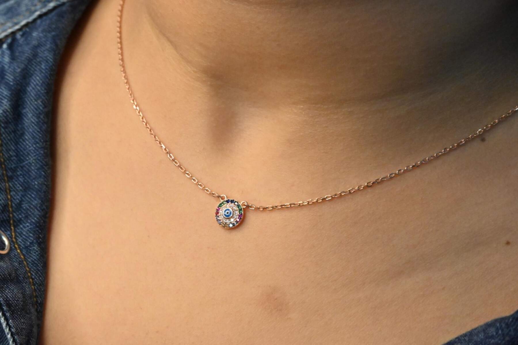 Cute Evil Eye Chain