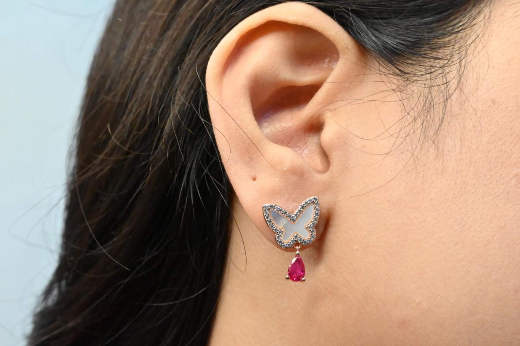 Mop Butterfly Pendent Set