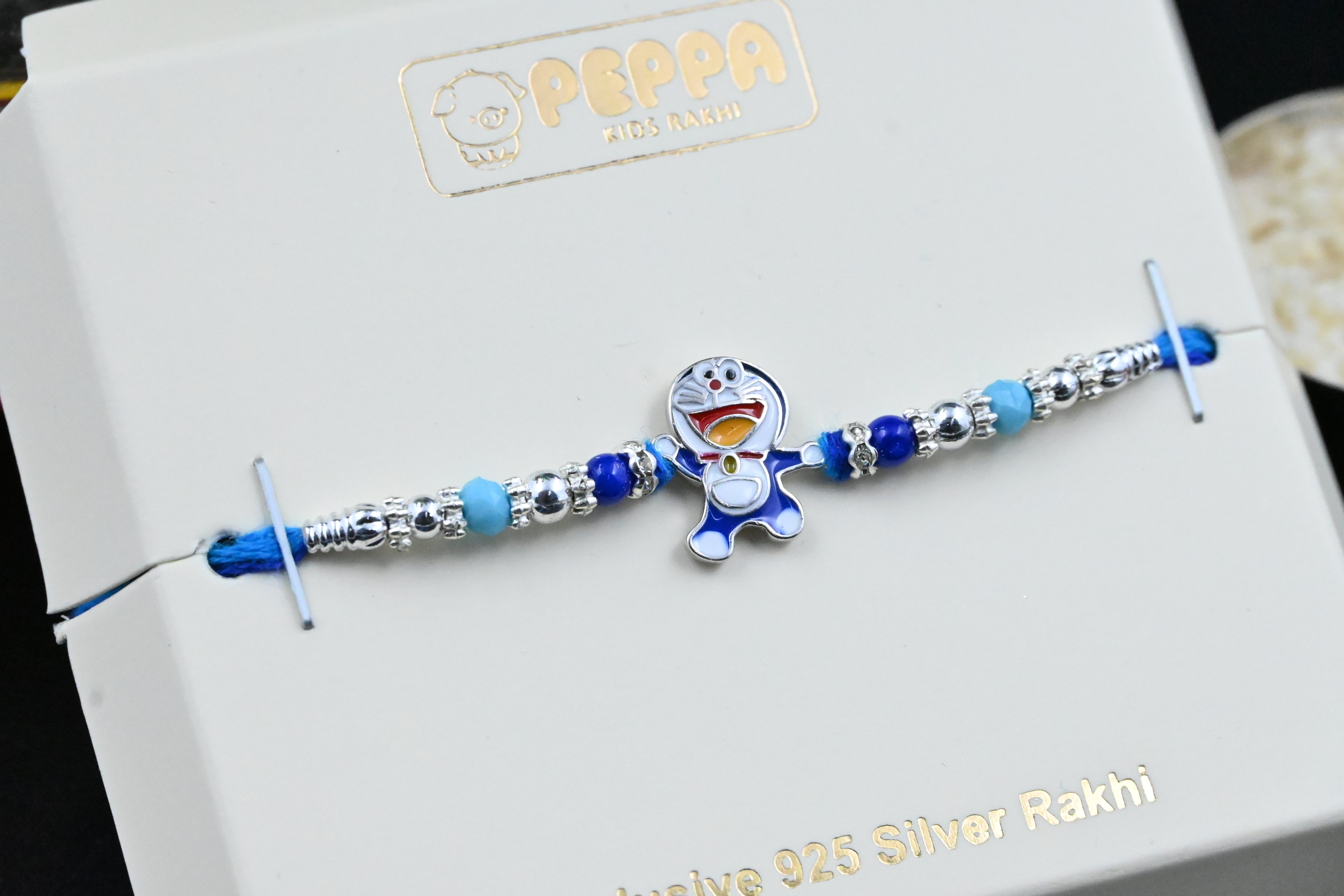 Silver Doremon Rakhi