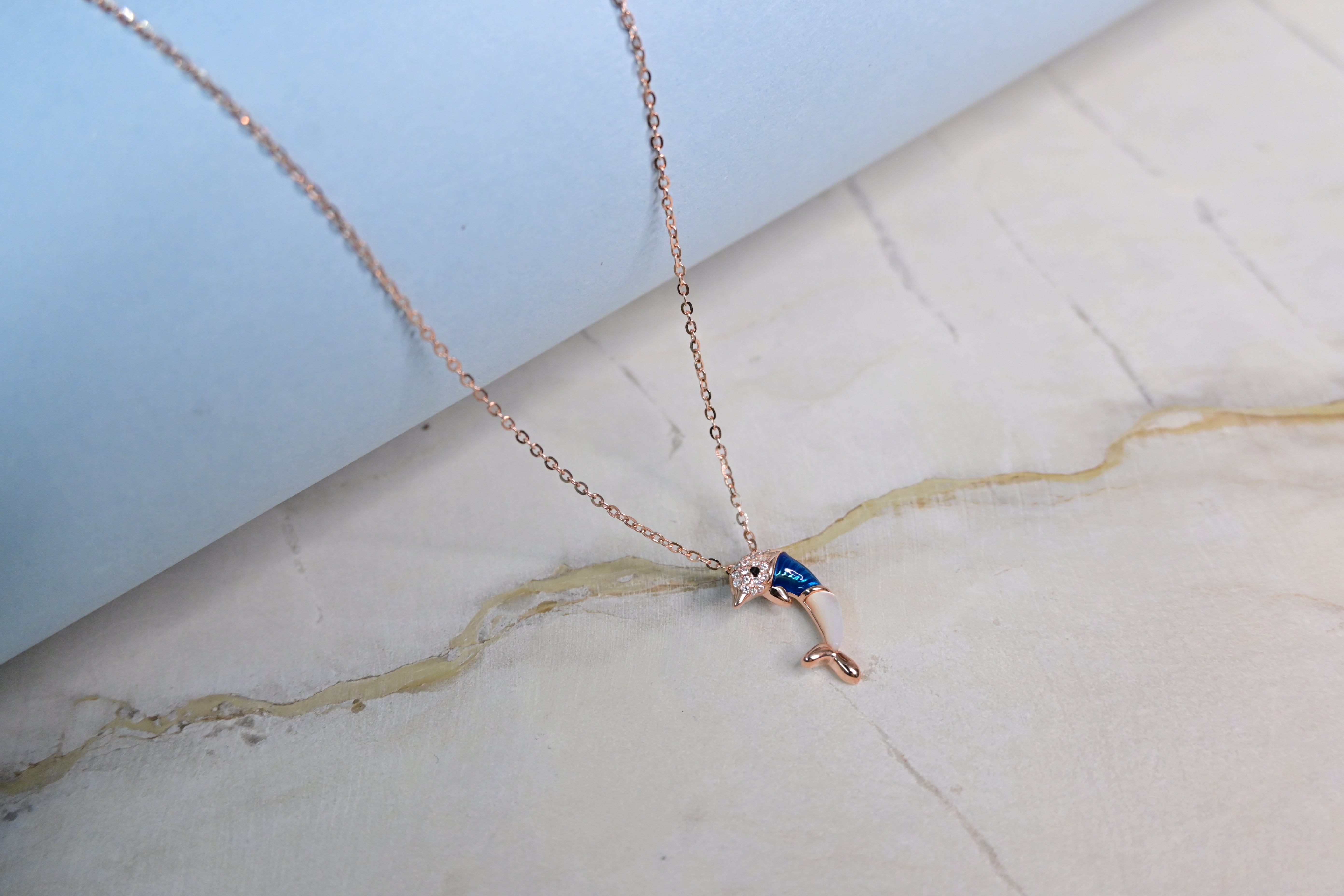 Cute Dolphin Pendent Chain