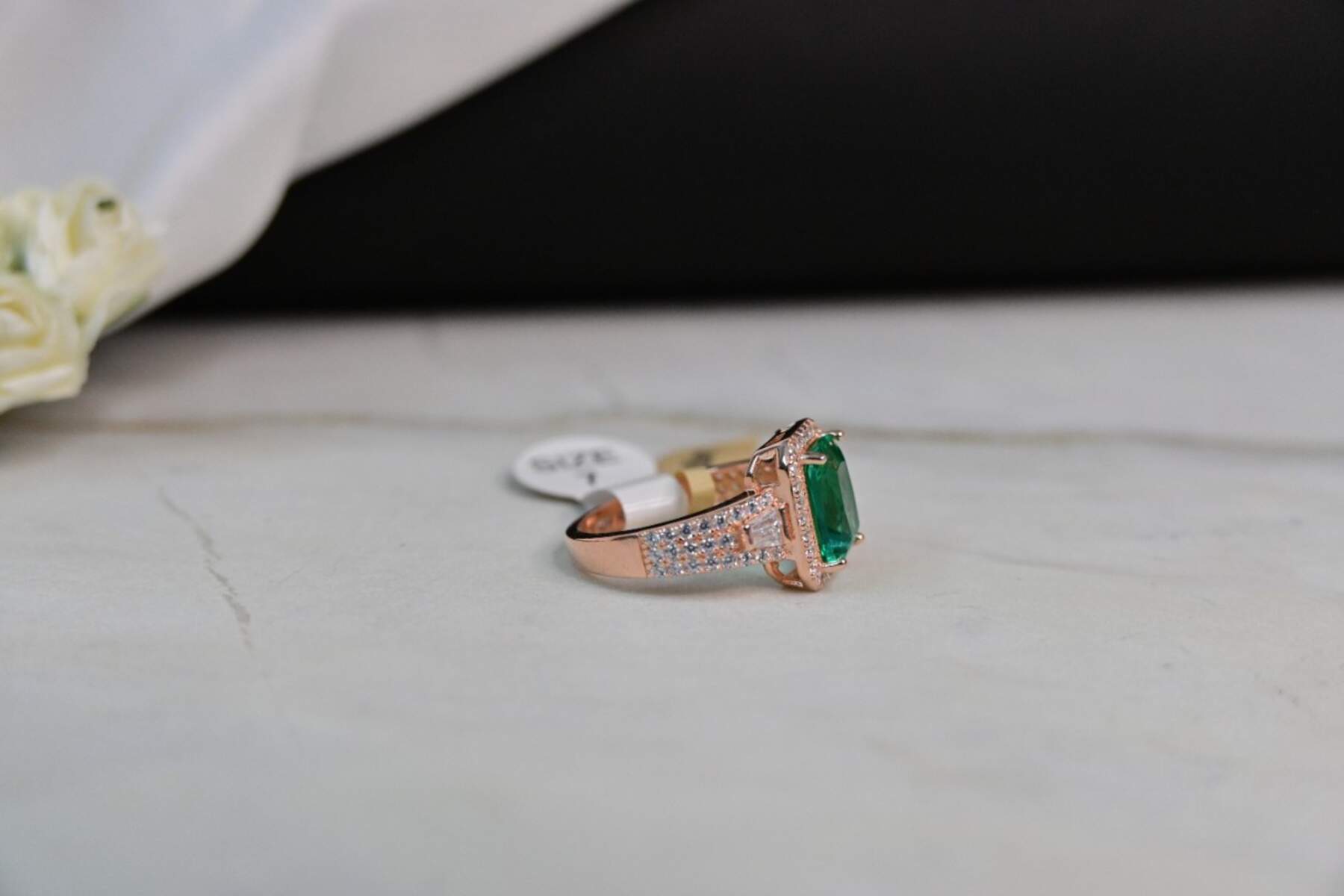 Eternal Sparkle Rose Gold Ring
