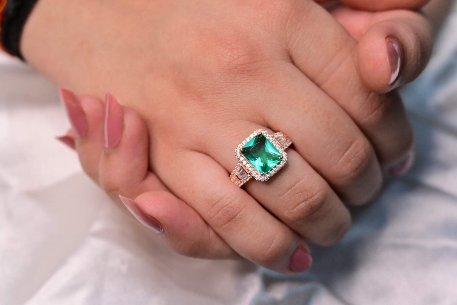 Eternal Sparkle Rose Gold Ring
